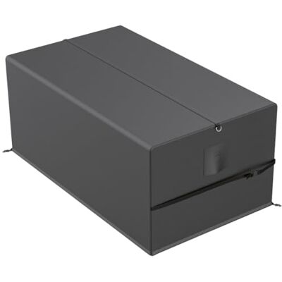 Metro Housse de protection pour table de terrasse, polyester, 100 x 180 x 75 cm, noir - Publicité Metro Housse de protection pour table de terrasse, polyester, 100 x 180 x 75 cm, noir - Publicité