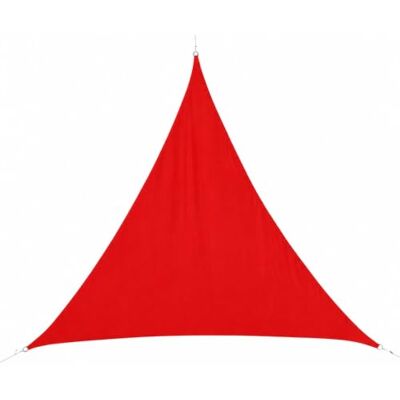 Terre Jardin - Vela triangular Rojo 5m - Voile d’ombrage - Publicité Terre Jardin - Vela triangular Rojo 5m - Voile d’ombrage - Publicité