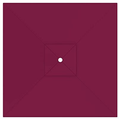 paramondo Toile de rechange pour parasol avec Air Vent pour parasol Interpara, lavable, 3 x 3 m, Carré, Bordeaux - Publicité paramondo Toile de rechange pour parasol avec Air Vent pour parasol Interpara, lavable, 3 x 3 m, Carré, Bordeaux - Publicité
