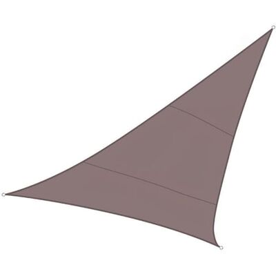 Perel Voile d’ombrage Triangulaire 3.6 x 3.6 x 3.6 m en Polyester Respirant et déperlant pour Jardin et terrasse, Protection UV 90%, Taupe - Publicité Perel Voile d’ombrage Triangulaire 3.6 x 3.6 x 3.6 m en Polyester Respirant et déperlant pour Jardin et terrasse, Protection UV 90%, Taupe - Publicité