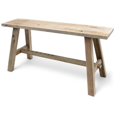 Spetebo Banc de fleurs décoratif en bois Support pour plantes 58 x 27 x 22 cm - Publicité Spetebo Banc de fleurs décoratif en bois Support pour plantes 58 x 27 x 22 cm - Publicité