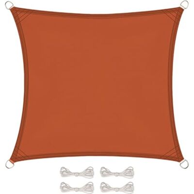 Linxor Voile d'ombrage carré pour terrasse, Jardin, Toile imperméable et résistant UV Plusieurs Tailles et Coloris - Publicité Linxor Voile d'ombrage carré pour terrasse, Jardin, Toile imperméable et résistant UV Plusieurs Tailles et Coloris - Publicité