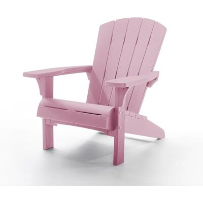 Keter Chaise de Jardin Adirondack Rose Style Bois - Publicité Keter Chaise de Jardin Adirondack Rose Style Bois - Publicité