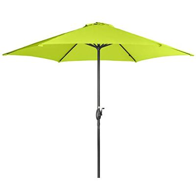 Doppler derby Basic Lift NEO Grand parasol rond pour le jardin avec manivelle, imperméable, env. 300 cm, vert pomme - Publicité Doppler derby Basic Lift NEO Grand parasol rond pour le jardin avec manivelle, imperméable, env. 300 cm, vert pomme - Publicité