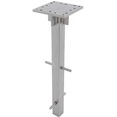 Support Parasol Doppler Argenté - Ancrage au Sol pour Différentes Tailles - Publicité Support Parasol Doppler Argenté - Ancrage au Sol pour Différentes Tailles - Publicité