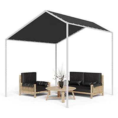 blumfeldt Tonnelle de Jardin 3x3m avec Armature en Aluminium, Barnum Pliant, Toile Revêtement Hydrofuge, Pergola Etanche, Tonnelle Extérieur avec un Toit Imperméable et Résistant au Vent, UV 50+, Gris - Publicité blumfeldt Tonnelle de Jardin 3x3m avec Armature en Aluminium, Barnum Pliant, Toile Revêtement Hydrofuge, Pergola Etanche, Tonnelle Extérieur avec un Toit Imperméable et Résistant au Vent, UV 50+, Gris - Publicité