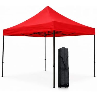Terre Jardin - Cenador plegable profesional 3 x 3 - Gazebo - Publicité Terre Jardin - Cenador plegable profesional 3 x 3 - Gazebo - Publicité