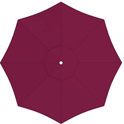 paramondo Toile de rechange pour parasol avec Air Vent pour parasol Interpara, lavable, ∅ 3,50 m, ronde, Bordeaux - Publicité paramondo Toile de rechange pour parasol avec Air Vent pour parasol Interpara, lavable, ∅ 3,50 m, ronde, Bordeaux - Publicité