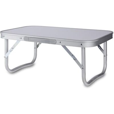 Spetebo Mini table de camping pliable blanche – 56 x 34 cm – Table basse pliante en aluminium – Table de jardin, pique-nique, pêche, petite table portable - Publicité Spetebo Mini table de camping pliable blanche – 56 x 34 cm – Table basse pliante en aluminium – Table de jardin, pique-nique, pêche, petite table portable - Publicité