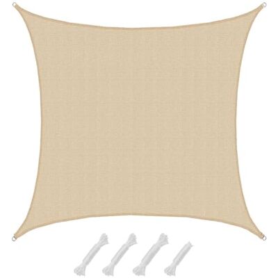 AMANKA 7x7 Voile d'Ombrage Rectangulaire 90% UV Protection Toile d'Ombrage Perméable Toile Pergola Voiles d'Ombrage pour Patio Bache d'Ombrage Parasol Toile Perméable Protege Soleil Terrasse - Publicité AMANKA 7x7 Voile d'Ombrage Rectangulaire 90% UV Protection Toile d'Ombrage Perméable Toile Pergola Voiles d'Ombrage pour Patio Bache d'Ombrage Parasol Toile Perméable Protege Soleil Terrasse - Publicité