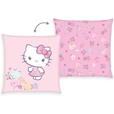 Wild South Shop Hello Kitty Coussin Douillet 40 x 40 cm, rembourré, Rose - Publicité Wild South Shop Hello Kitty Coussin Douillet 40 x 40 cm, rembourré, Rose - Publicité