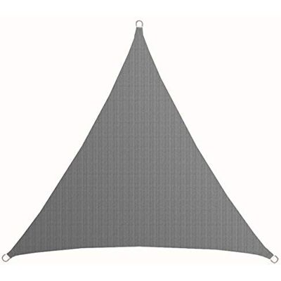 Amanka - Pare-soleil UV 5x5x5 Triangulaire HDPE Gris - Parasol - Publicité Amanka - Pare-soleil UV 5x5x5 Triangulaire HDPE Gris - Parasol - Publicité