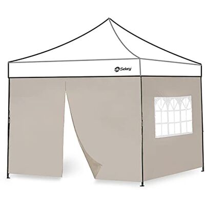 Sekey 2 pièces Parois Latérales Pour Tonnelle 3x3 Étanche & Résistante À L’Hiver, Parois Latérales Pour Tonnelle Chapiteau De Fête Jardin 3x3m, 1 Fenêtre 1 Porte - Publicité Sekey 2 pièces Parois Latérales Pour Tonnelle 3x3 Étanche & Résistante À L’Hiver, Parois Latérales Pour Tonnelle Chapiteau De Fête Jardin 3x3m, 1 Fenêtre 1 Porte - Publicité
