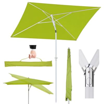 Sekey Parasol Rectangulaire Avec housse de protection, Pivotant et Ajustable en hauteur, Protection UV UPF50+ - Publicité Sekey Parasol Rectangulaire Avec housse de protection, Pivotant et Ajustable en hauteur, Protection UV UPF50+ - Publicité