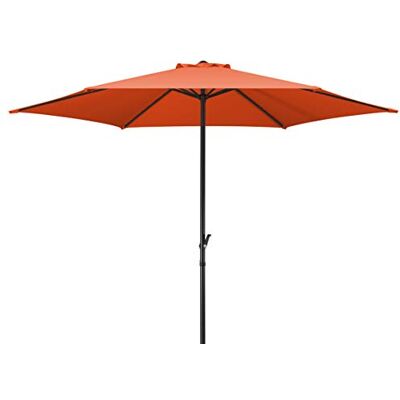 Schneider Parasol Bergamo en terre cuite, 300 cm de diamètre. Publicité Schneider Parasol Bergamo en terre cuite, 300 cm de diamètre. Publicité