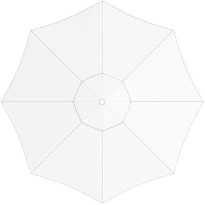 paramondo Toile de rechange pour parasol avec Air Vent pour parasol Interpara, lavable, ∅ 3,50 m, ronde, Blanche - Publicité paramondo Toile de rechange pour parasol avec Air Vent pour parasol Interpara, lavable, ∅ 3,50 m, ronde, Blanche - Publicité