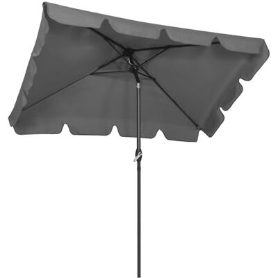 Parasole Rectangulaire avec Fonction d'Inclinaison - Springos - Publicité Parasole Rectangulaire avec Fonction d'Inclinaison - Springos - Publicité
