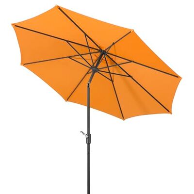 Schneider Parasol Harlem Mandarine 270 x 270 x 260 cm 640-75 - Publicité Schneider Parasol Harlem Mandarine 270 x 270 x 260 cm 640-75 - Publicité