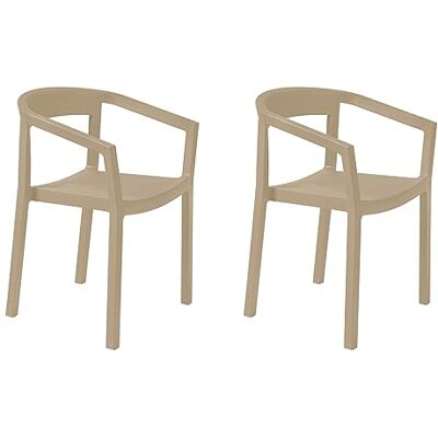 Resol Set 2 Fauteuil Peach Beige Fibre de Verre, Polypropylène 559x480x745mm - Publicité Resol Set 2 Fauteuil Peach Beige Fibre de Verre, Polypropylène 559x480x745mm - Publicité