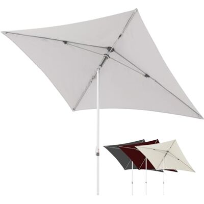 Doppler AluPro Push Up Parasol Ø 260 cm Anthracite, protection UV 80 - Publicité Doppler AluPro Push Up Parasol Ø 260 cm Anthracite, protection UV 80 - Publicité