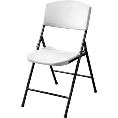 Metro Chaise de Banquet Pliante, Acier/Polyéthylène, 48 x 54 x 85 cm, Blanc - Publicité Metro Chaise de Banquet Pliante, Acier/Polyéthylène, 48 x 54 x 85 cm, Blanc - Publicité