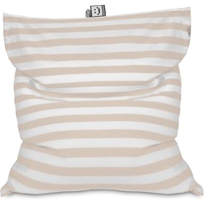 Happers Big Puff Toldotex Pouf géant d'extérieur et d'intérieur pour piscine et jardin, tissu résistant au soleil et à l'eau, rembourrage inclus, déhoussable et lavable, 127 x 155 cm, écru - Publicité Happers Big Puff Toldotex Pouf géant d'extérieur et d'intérieur pour piscine et jardin, tissu résistant au soleil et à l'eau, rembourrage inclus, déhoussable et lavable, 127 x 155 cm, écru - Publicité