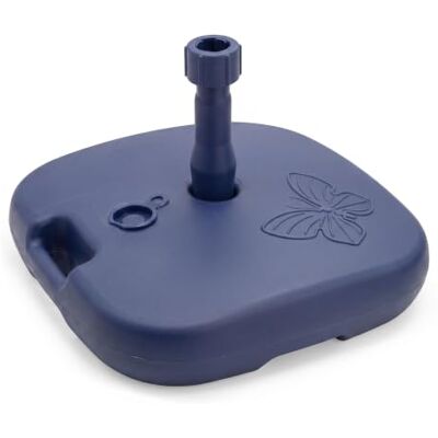 Spetebo Pied de parasol en plastique 45 x 45 cm Bleu Remplissable 20 l - Publicité Spetebo Pied de parasol en plastique 45 x 45 cm Bleu Remplissable 20 l - Publicité