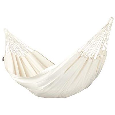 LA SIESTA Modesta Latte Hamac classique simple en coton bio - Publicité LA SIESTA Modesta Latte Hamac classique simple en coton bio - Publicité