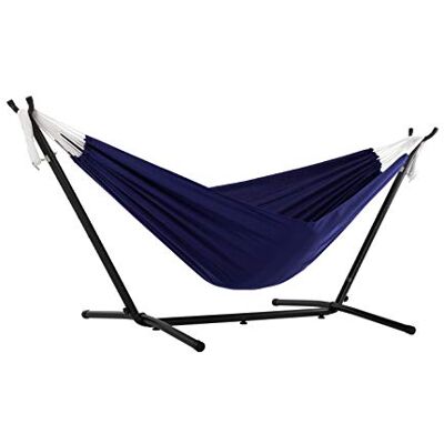 Vivere C8POLY-14 Hamac Double avec Support Royal Blue - Publicité Vivere C8POLY-14 Hamac Double avec Support Royal Blue - Publicité