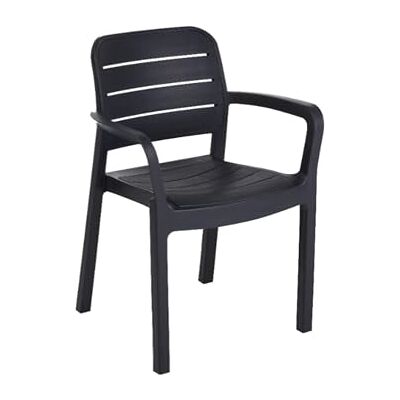 Keter Chaise de Jardin Tisara Lot de 6 Graphite - Publicité Keter Chaise de Jardin Tisara Lot de 6 Graphite - Publicité