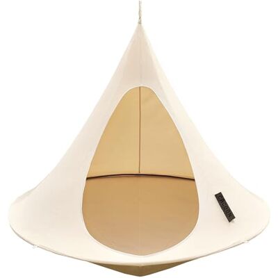 Vivere Cacoon CACDW1 Double Chaise suspendue Natural White - Publicité Vivere Cacoon CACDW1 Double Chaise suspendue Natural White - Publicité