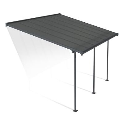 Palram Canopia by Pergola Capri 13 m² en Aluminium Et Polycarbonate, Moderne & Élégante, pour Couvrir Une Terrasse Toute L’année (Gris) - Publicité Palram Canopia by Pergola Capri 13 m² en Aluminium Et Polycarbonate, Moderne & Élégante, pour Couvrir Une Terrasse Toute L’année (Gris) - Publicité
