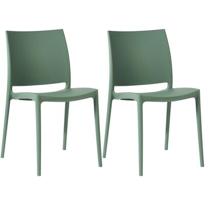 Chaises de Jardin CLP Meton - Empilables, Résistantes aux UV, Indoor & Outdoor - Publicité Chaises de Jardin CLP Meton - Empilables, Résistantes aux UV, Indoor & Outdoor - Publicité