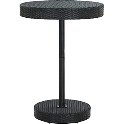 Tomostar Table de Bar Haute, Table Bistrot de Jardin Extérieur Noir 75,5x106 cm Résine tressée - Publicité Tomostar Table de Bar Haute, Table Bistrot de Jardin Extérieur Noir 75,5x106 cm Résine tressée - Publicité