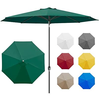 paramondo Interpara Parasol Pour Jardin Balcon Et Terrasse, Pliable, Avec Manivelle, 3,5m Rond/Vert/Armature (Anthracite) - Publicité paramondo Interpara Parasol Pour Jardin Balcon Et Terrasse, Pliable, Avec Manivelle, 3,5m Rond/Vert/Armature (Anthracite) - Publicité