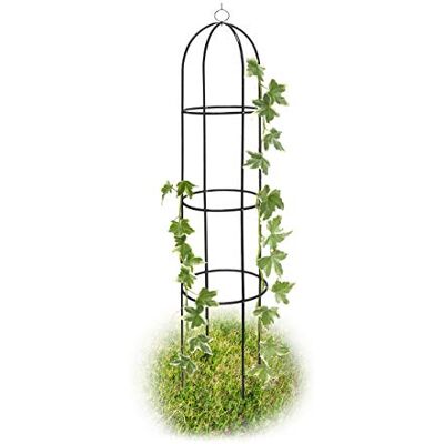 Relaxdays Lot de 2 treillis ronde en métal 2 m rankengitter blumengitter rosengitter Fleur - Publicité Relaxdays Lot de 2 treillis ronde en métal 2 m rankengitter blumengitter rosengitter Fleur - Publicité