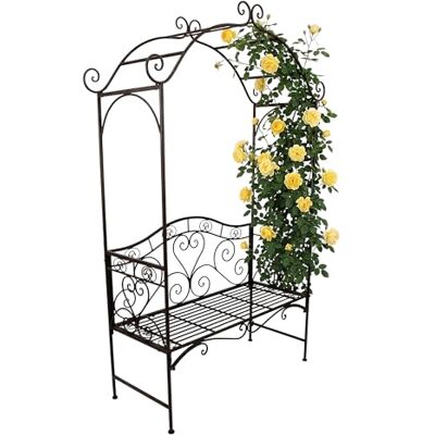 Spetebo - Colima - 200x124x48 cm - Noir - Banc de jardin - Publicité Spetebo - Colima - 200x124x48 cm - Noir - Banc de jardin - Publicité