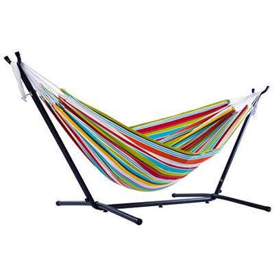 Vivere C8POLY-10 Hamac double avec Support Ciao - Publicité Vivere C8POLY-10 Hamac double avec Support Ciao - Publicité