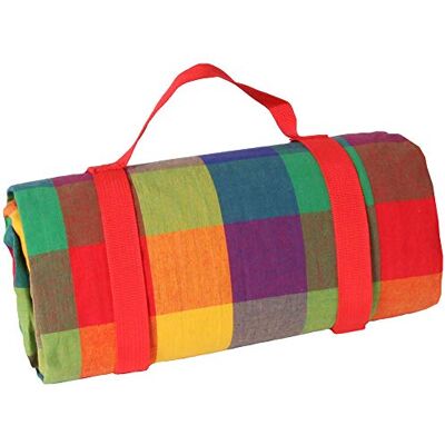Les Jardins de la Comtesse Nappe Pique-Nique Rectangulaire XL Multi-Couleurs Tapis Picnic Coton et Revers Imperméable Polyester Aussi pour Table de Jardin 140 x 280 cm Pliable et Portable - Publicité Les Jardins de la Comtesse Nappe Pique-Nique Rectangulaire XL Multi-Couleurs Tapis Picnic Coton et Revers Imperméable Polyester Aussi pour Table de Jardin 140 x 280 cm Pliable et Portable - Publicité