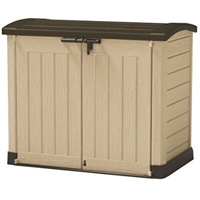Keter M291820 Store It Arc 120 Boîte de rangement d'extérieur en résine - Publicité Keter M291820 Store It Arc 120 Boîte de rangement d'extérieur en résine - Publicité