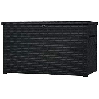 Keter Coffre de jardin JAVA gris 870 litres - Publicité Keter Coffre de jardin JAVA gris 870 litres - Publicité