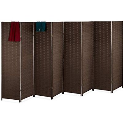 Relaxdays Paravent intérieur, 8 Parties, HxL 170 x 320 cm, séparateur Pliable, Bois & Corde Papier, Brise-Vue, Brun - Publicité Relaxdays Paravent intérieur, 8 Parties, HxL 170 x 320 cm, séparateur Pliable, Bois & Corde Papier, Brise-Vue, Brun - Publicité