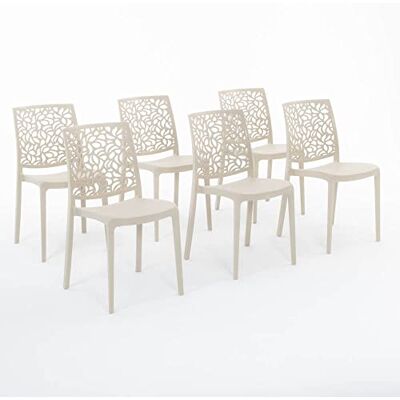 Chaise Empilable en Résine et Fibres de Verre - chaise - Publicité Chaise Empilable en Résine et Fibres de Verre - chaise - Publicité