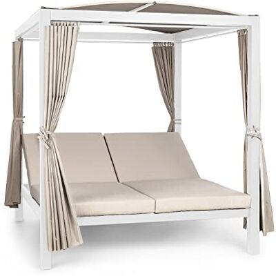 blumfeldt Bain de Soleil Double, Transat Jardin Exterieur 2 Personnes, Chaise Longue de Jardin en Polyester, Imperméable, Chaise Longue avec Dossier Réglable, Séchage Rapide, Bains de Soleil Design - Publicité blumfeldt Bain de Soleil Double, Transat Jardin Exterieur 2 Personnes, Chaise Longue de Jardin en Polyester, Imperméable, Chaise Longue avec Dossier Réglable, Séchage Rapide, Bains de Soleil Design - Publicité