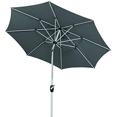 Schneider Parasol Venedig Anthracite 270 x 270 x 250 cm 683-15 - Publicité Schneider Parasol Venedig Anthracite 270 x 270 x 250 cm 683-15 - Publicité