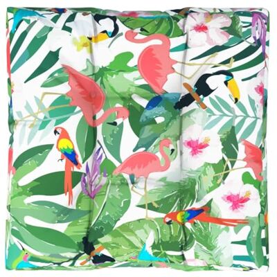 vidaXL Coussin de Palette Multicolore 80x80x12 cm Tissu 360508 Vert/Rose - Publicité vidaXL Coussin de Palette Multicolore 80x80x12 cm Tissu 360508 Vert/Rose - Publicité
