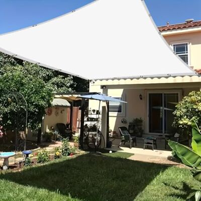 ART Voile d'Ombrage Rectangulaire Étanche 2.3x2.3m Voiles Ombrages Rectangulaire, Polyester Protection UV Solaire pour Jardin Balcons Terrasse Pergola avec Oeillet Cordon - Publicité ART Voile d'Ombrage Rectangulaire Étanche 2.3x2.3m Voiles Ombrages Rectangulaire, Polyester Protection UV Solaire pour Jardin Balcons Terrasse Pergola avec Oeillet Cordon - Publicité