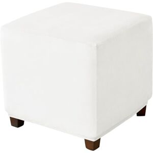 CLGTY Housse Ottoman Carré, Extensible Velours Carré Housse De Pouf Ottoman Antidérapant Housse Ottoman Lavable Housse De Protection avec Bas élastique-crème-Small - Publicité CLGTY Housse Ottoman Carré, Extensible Velours Carré Housse De Pouf Ottoman Antidérapant Housse Ottoman Lavable Housse De Protection avec Bas élastique-crème-Small - Publicité