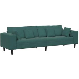 vidaXL Canapé Vert foncé 250 x 77 x 76 cm Velours, Canapé de Salon, mobilier Moderne, sièges dynamiques, Cadre en contreplaqué, Coussin en Mousse, Design Comfy, Salon stylé - Publicité vidaXL Canapé Vert foncé 250 x 77 x 76 cm Velours, Canapé de Salon, mobilier Moderne, sièges dynamiques, Cadre en contreplaqué, Coussin en Mousse, Design Comfy, Salon stylé - Publicité