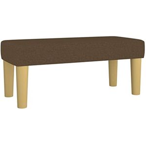 vidaXL Ottoman Banquette Rembourrée de Lit et d'Entrée Chambre à Coucher, Salon, Couloir Intérieur Marron Foncé 70x30x30 cm Tissu - Publicité vidaXL Ottoman Banquette Rembourrée de Lit et d'Entrée Chambre à Coucher, Salon, Couloir Intérieur Marron Foncé 70x30x30 cm Tissu - Publicité